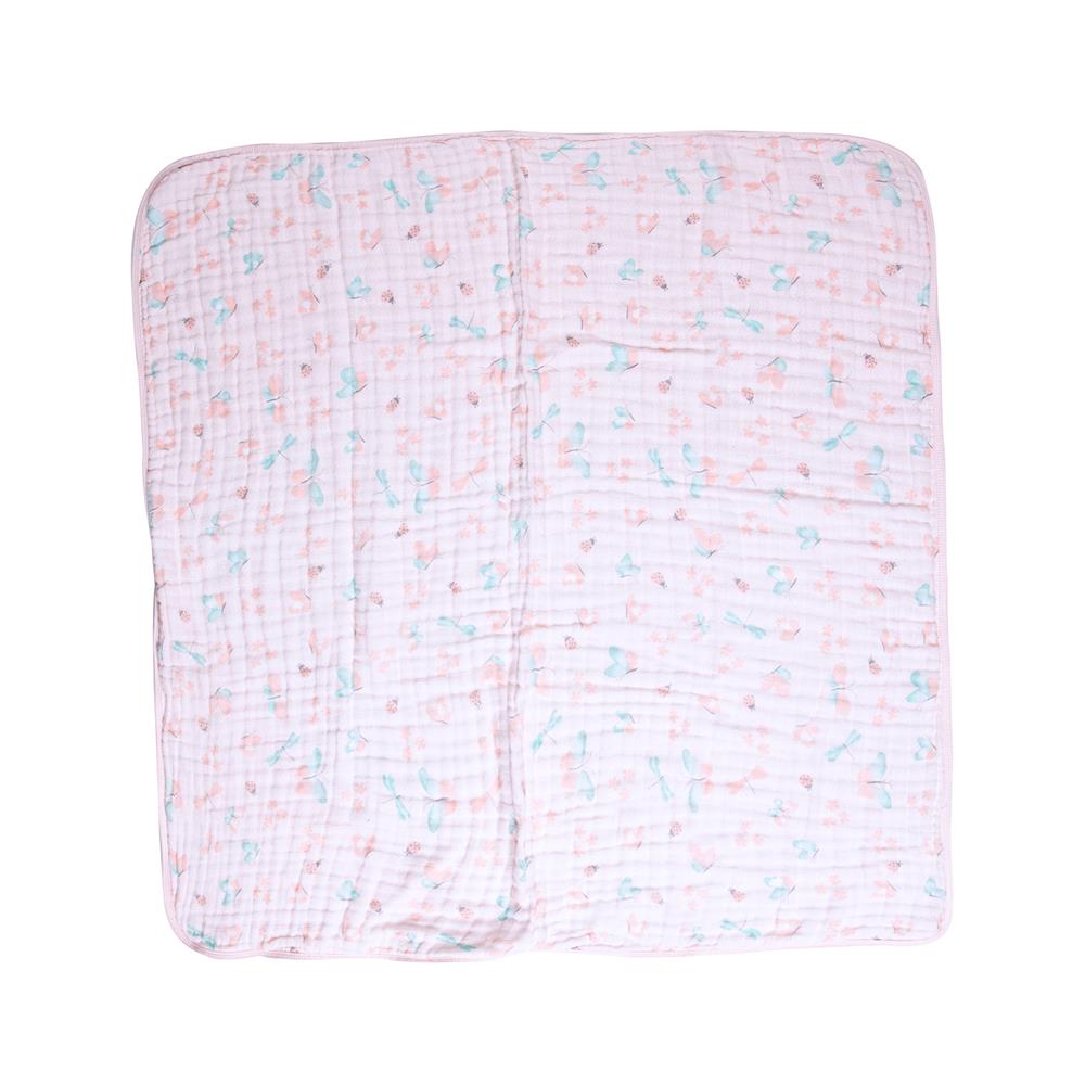 Toalha de Banho Soft C/ Capuz 80CM X 80CM Borboletas - Karinho