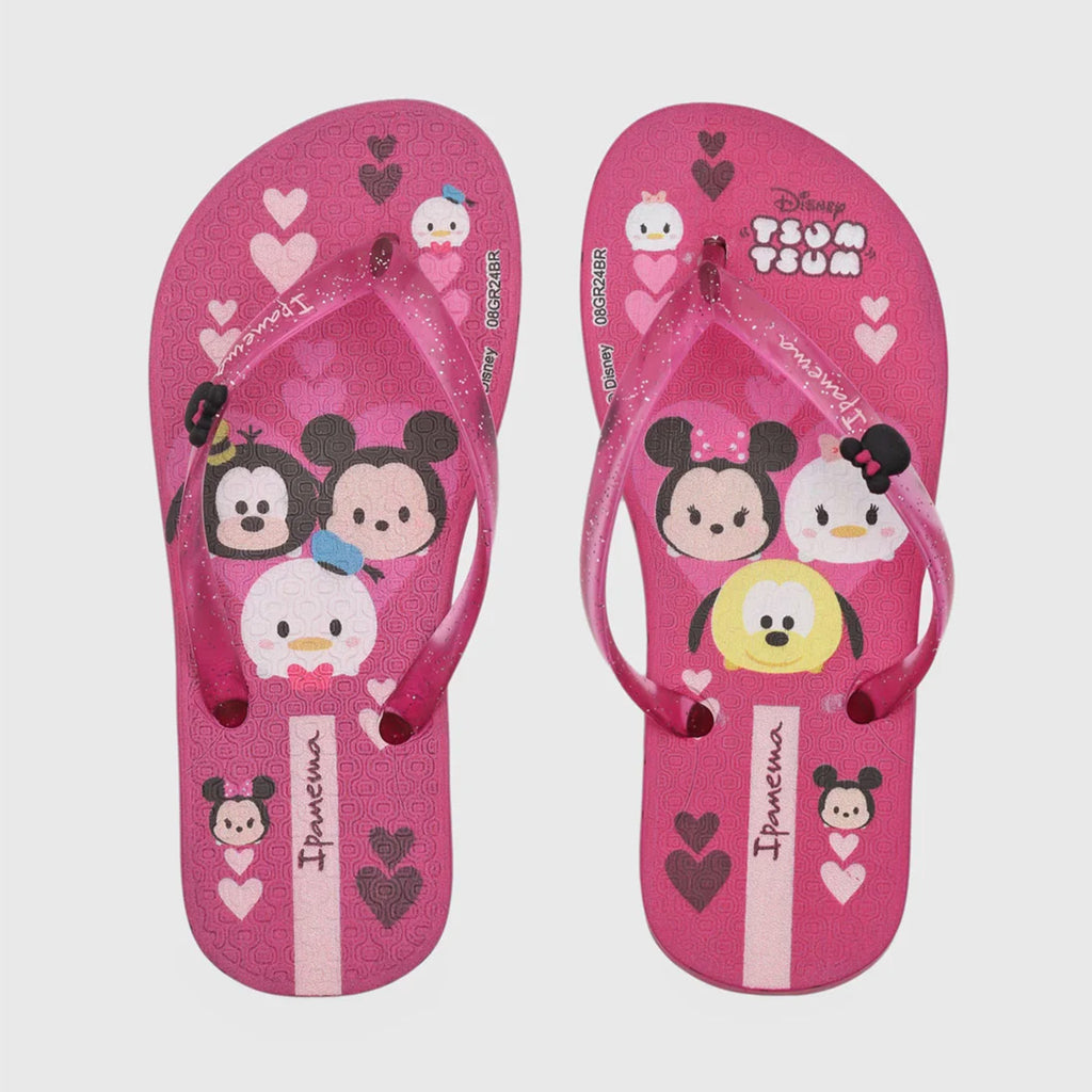 Chinelo de Dedo Infantil Rosa Disney Joy - Ipanema