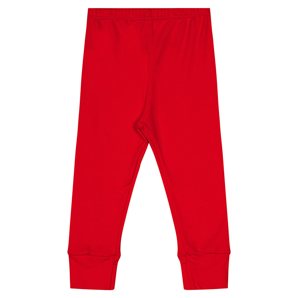 Calça / Mijão Vira Pé Bebê Liso Em Suedine - Kiko Baby