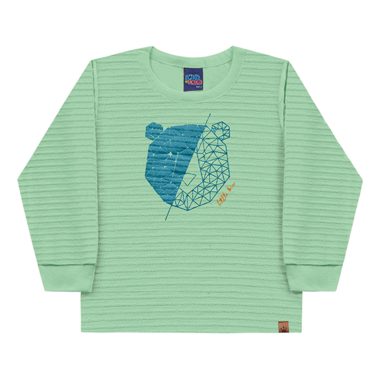 Camiseta Manga Longa Menino Little Bear - Kiko e Kika