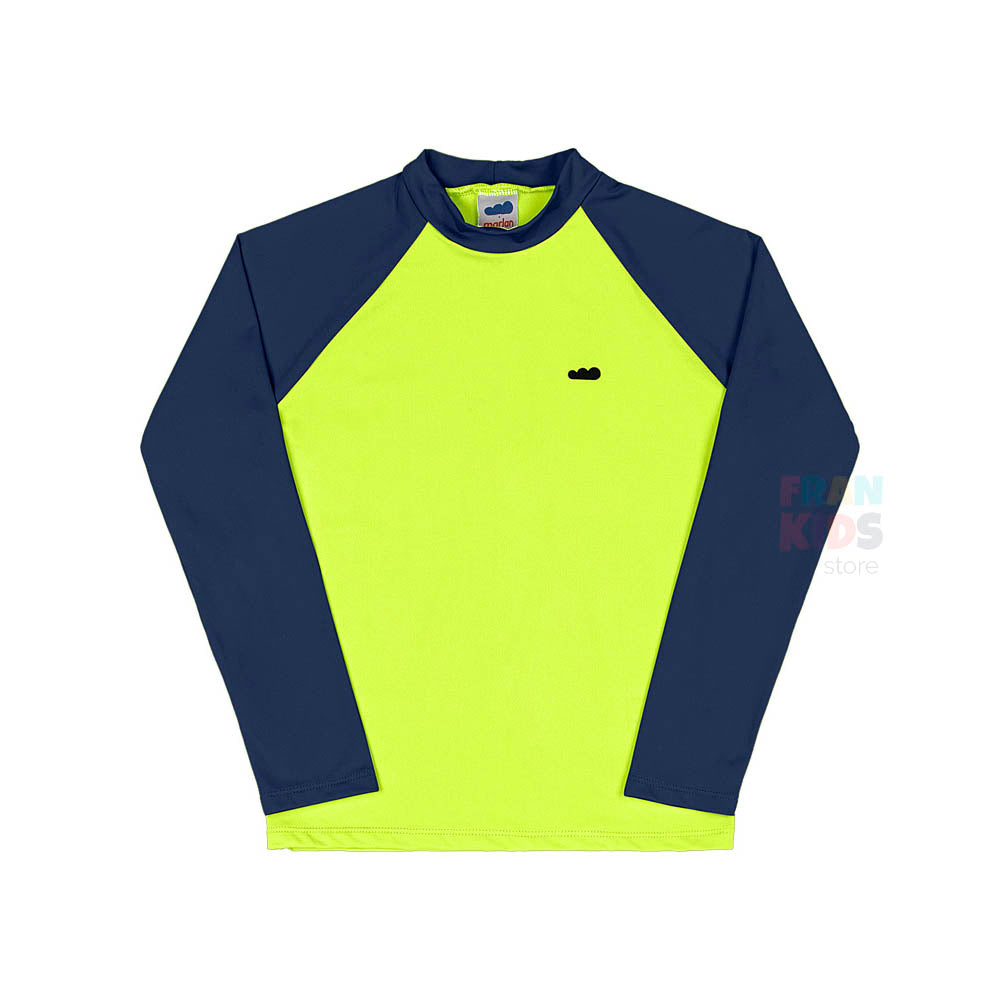 Camiseta Blusa Infantil Com Proteção UV 50+ Lisa - Marlan