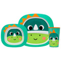Kit Refeição Prato Raso, Bowl e Copo Buba Zoo Dino - Buba