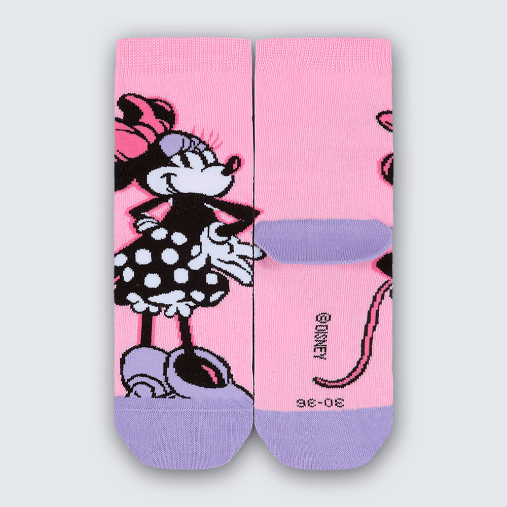 Meia Cano Médio Infantil Disney Minie Clássica - Lupo