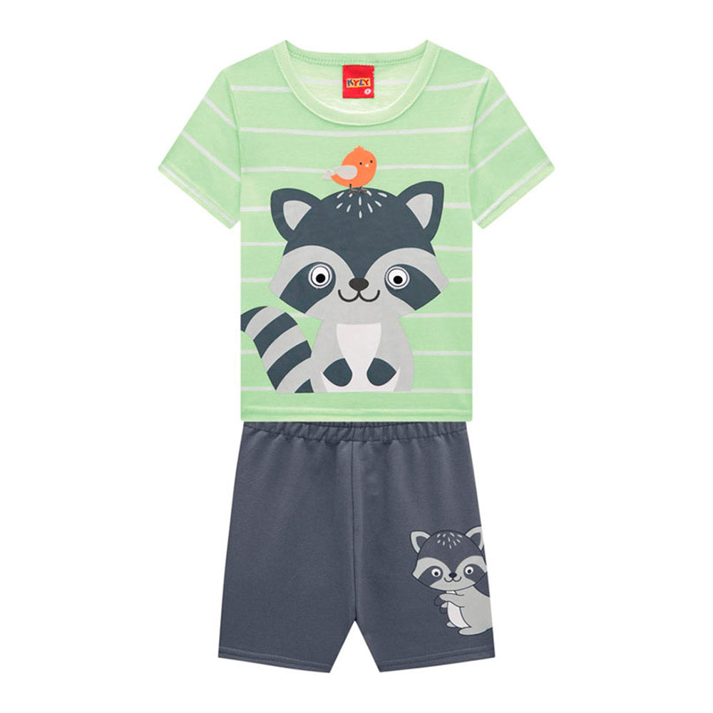 Conjunto Infantil Menino Guaxinim - Kyly