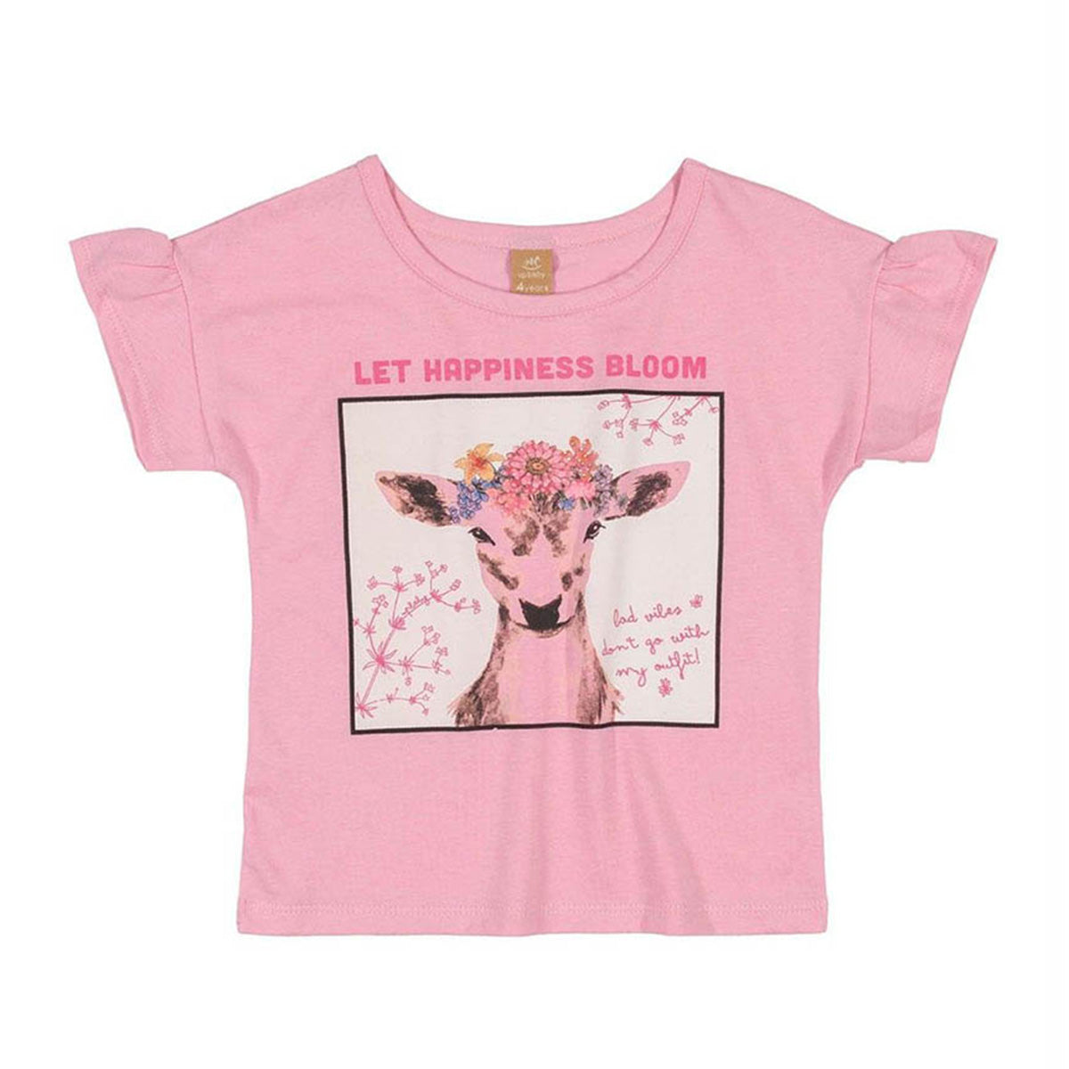 Blusa Infantil Let Happiness Bloom - Up Baby