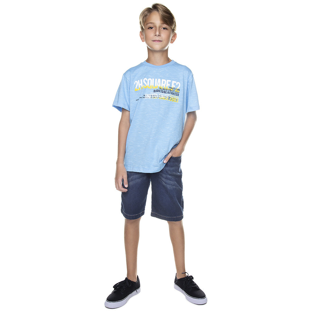 Camiseta Infantil Menino Malha Jet Estampada - Have Fun