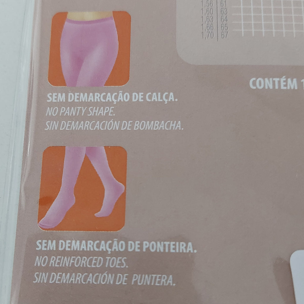 Meia-Calça Fio 40 Opaca Infantil Menina Lisa Lobinha - Lupo