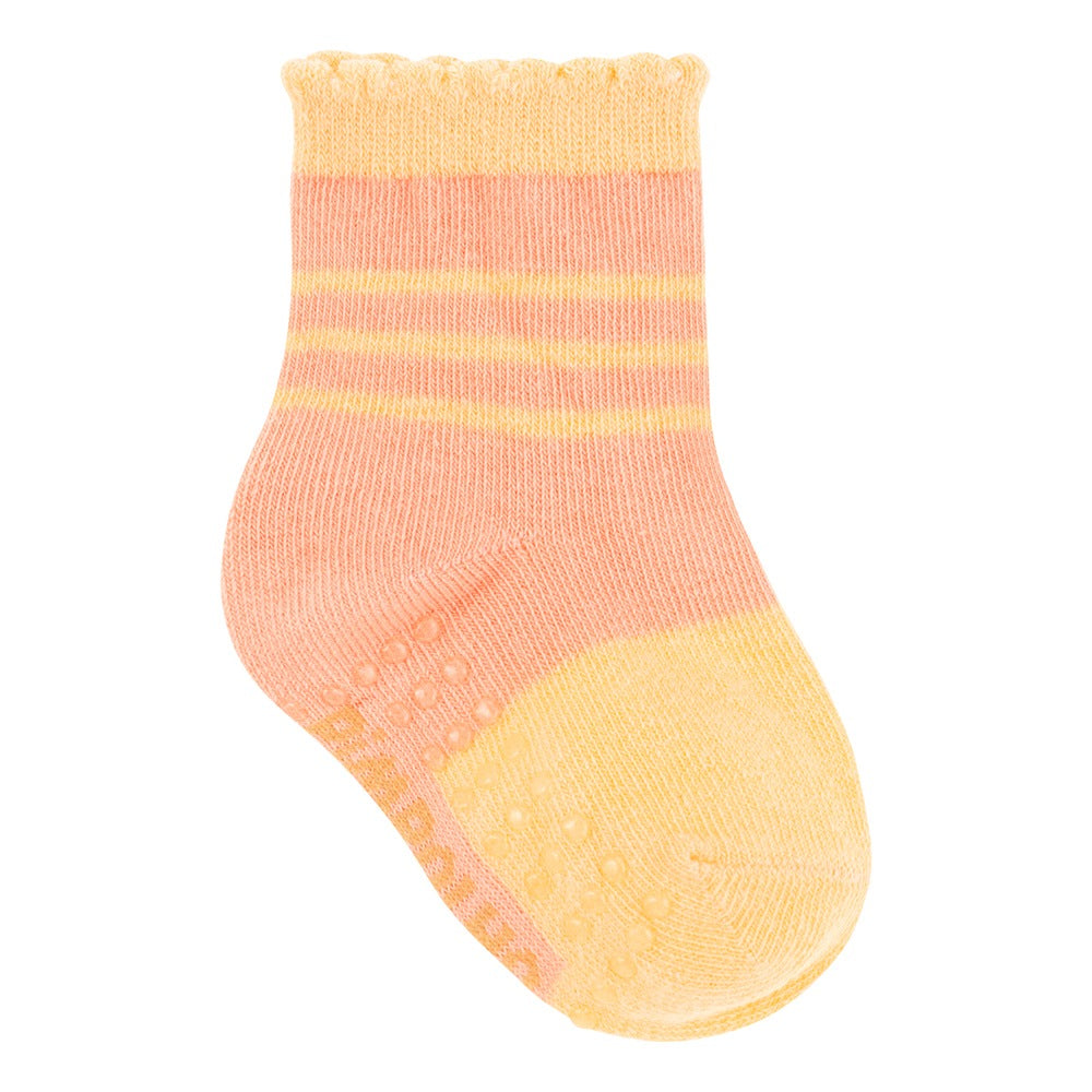 Kit 3 Pares Meia Antiderrapante Menina 16-20 Girafa - Pimpolho