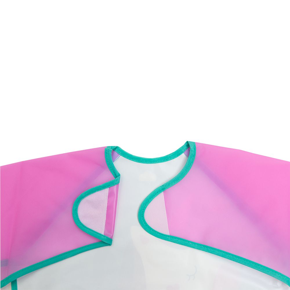 Babador Com Manga Impermeável Para Alimentação Menina - Buba