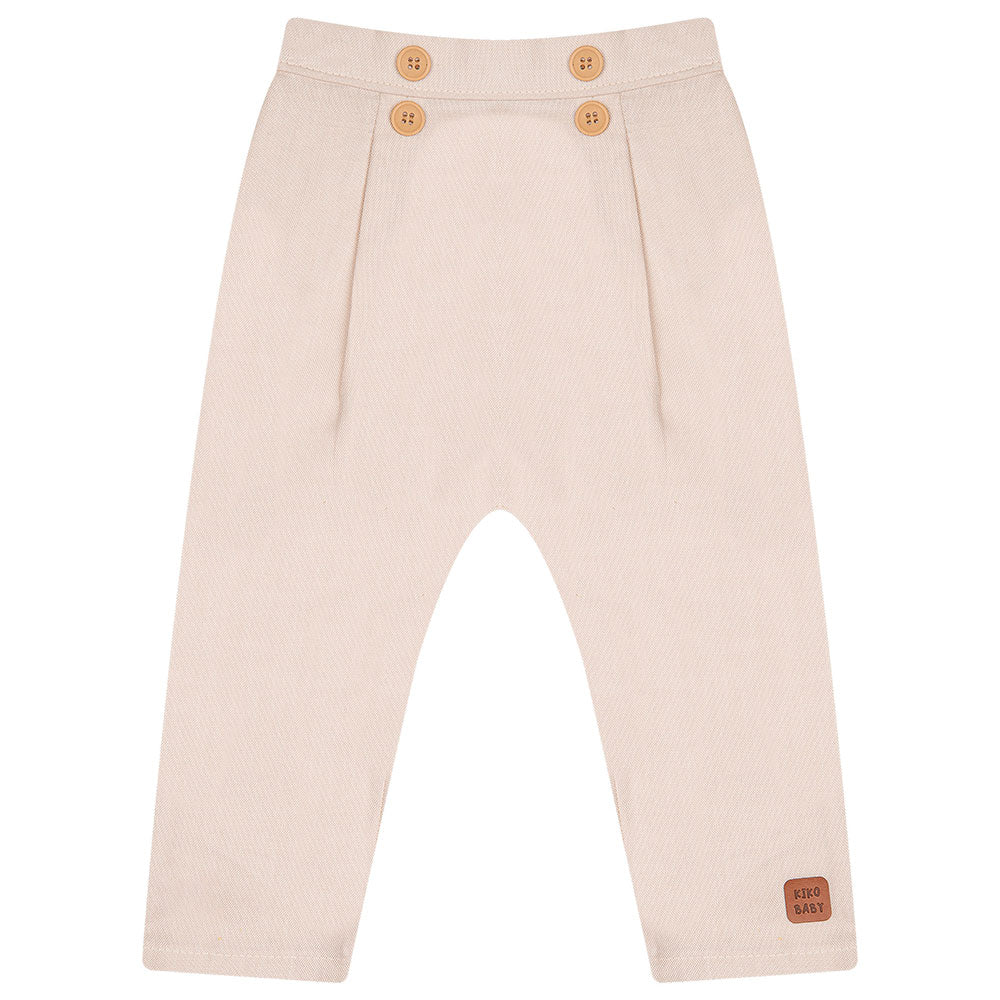 Calça Saruel Bebê Menino Tecido Plano - Kiko Baby