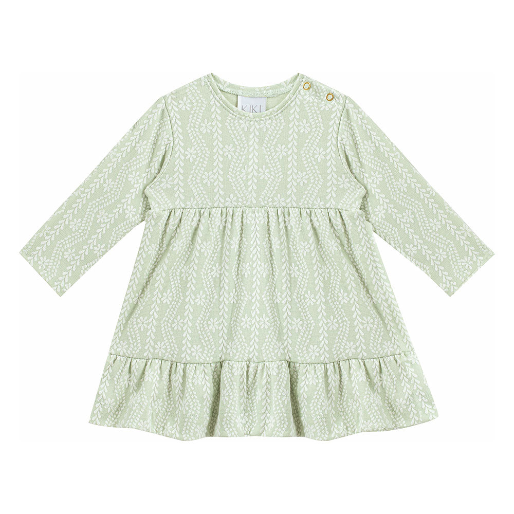 Vestido Manga Longa e Casaco Soft  Bebê - Kiki Xodó