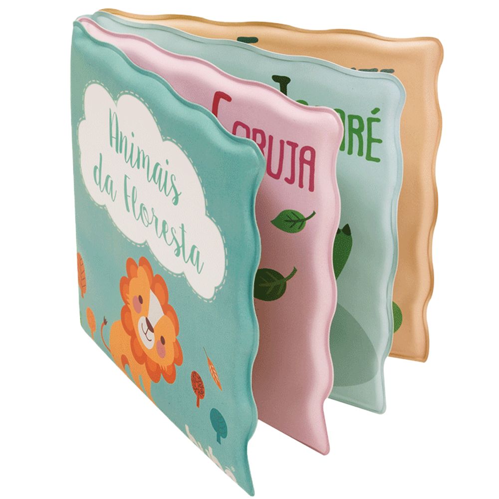 Livro de Banho Bebê Animais da Floresta - Buba