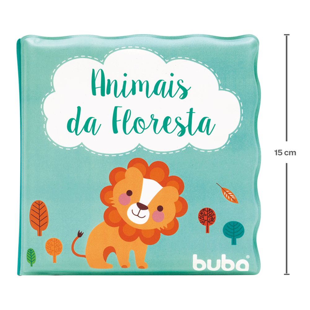 Livro de Banho Bebê Animais da Floresta - Buba