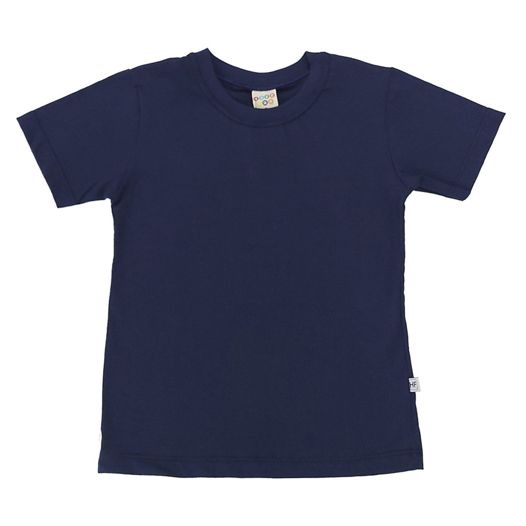 Camiseta Básica Infantil Menino Lisa Marinho - Have Fun