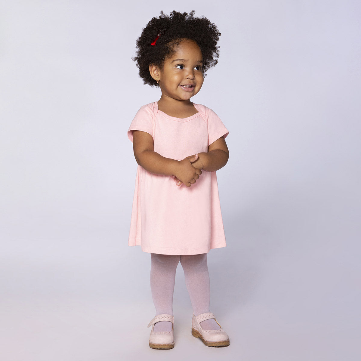 Meia-Calça Fio 20 Fina Bebê Menina Lisa Lobinha - Lupo