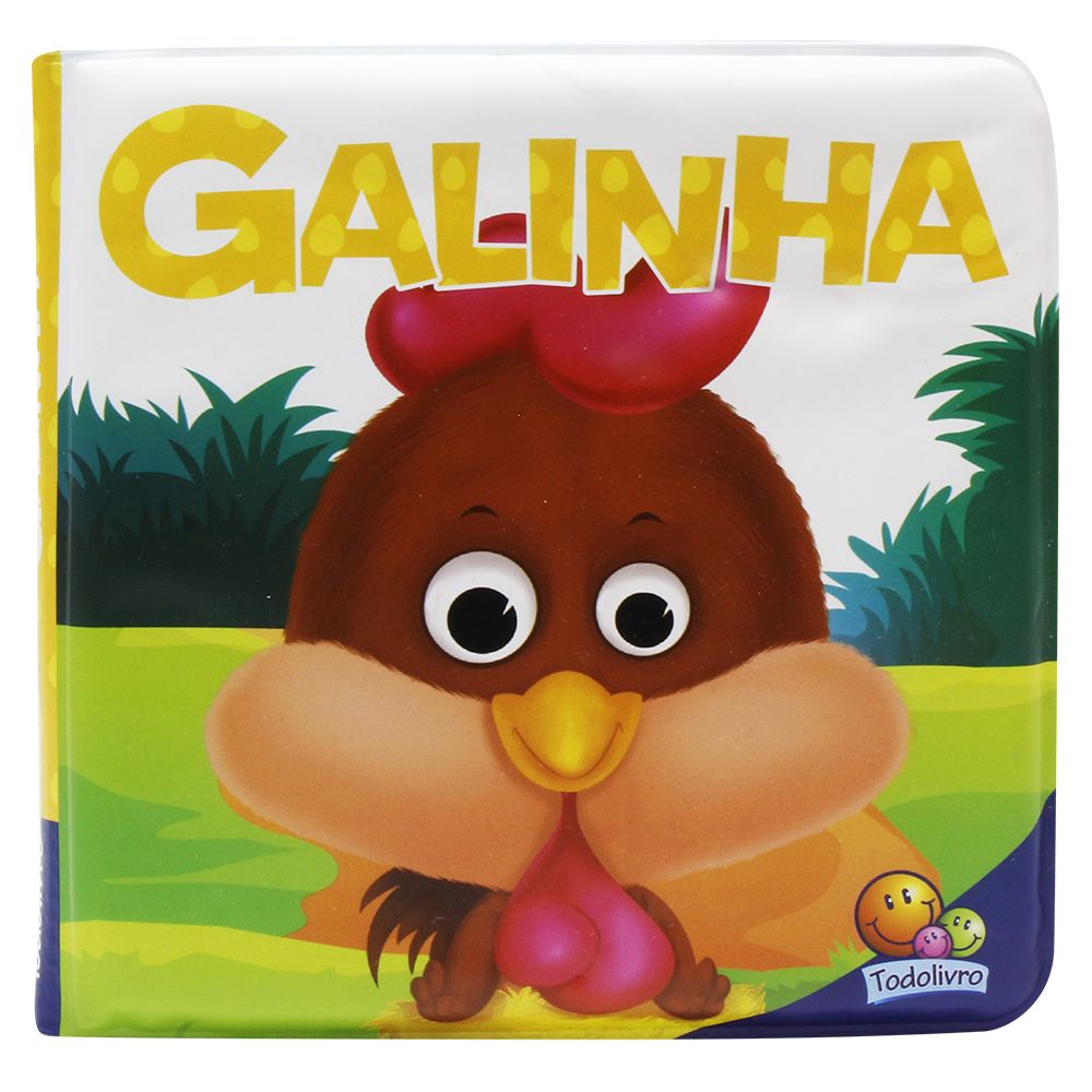 Livro de Banho Amiguinhos Luminosos Galinha - Todolivro