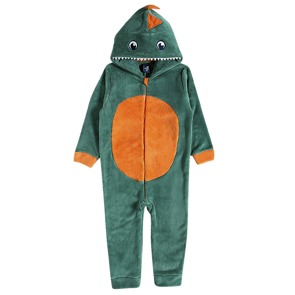 Macacão Infantil Kids em Pelúcia Bichinho Jacaré - Tip Top