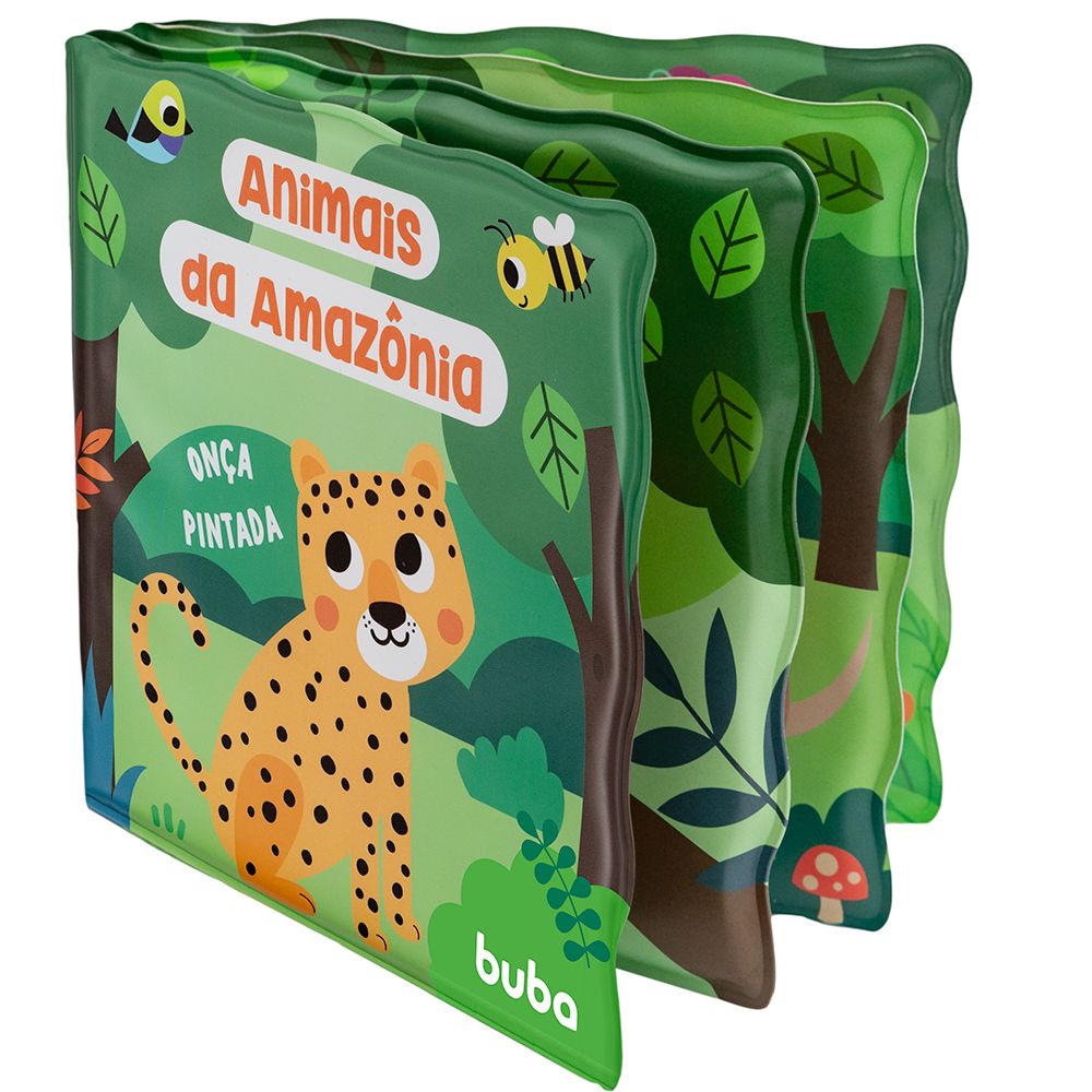 Livro de Banho Bebê Animais da Amazônia - Buba