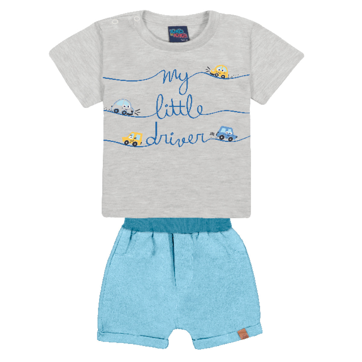 Conjunto Bebê Menino Carrinhos - Kiko e Kika