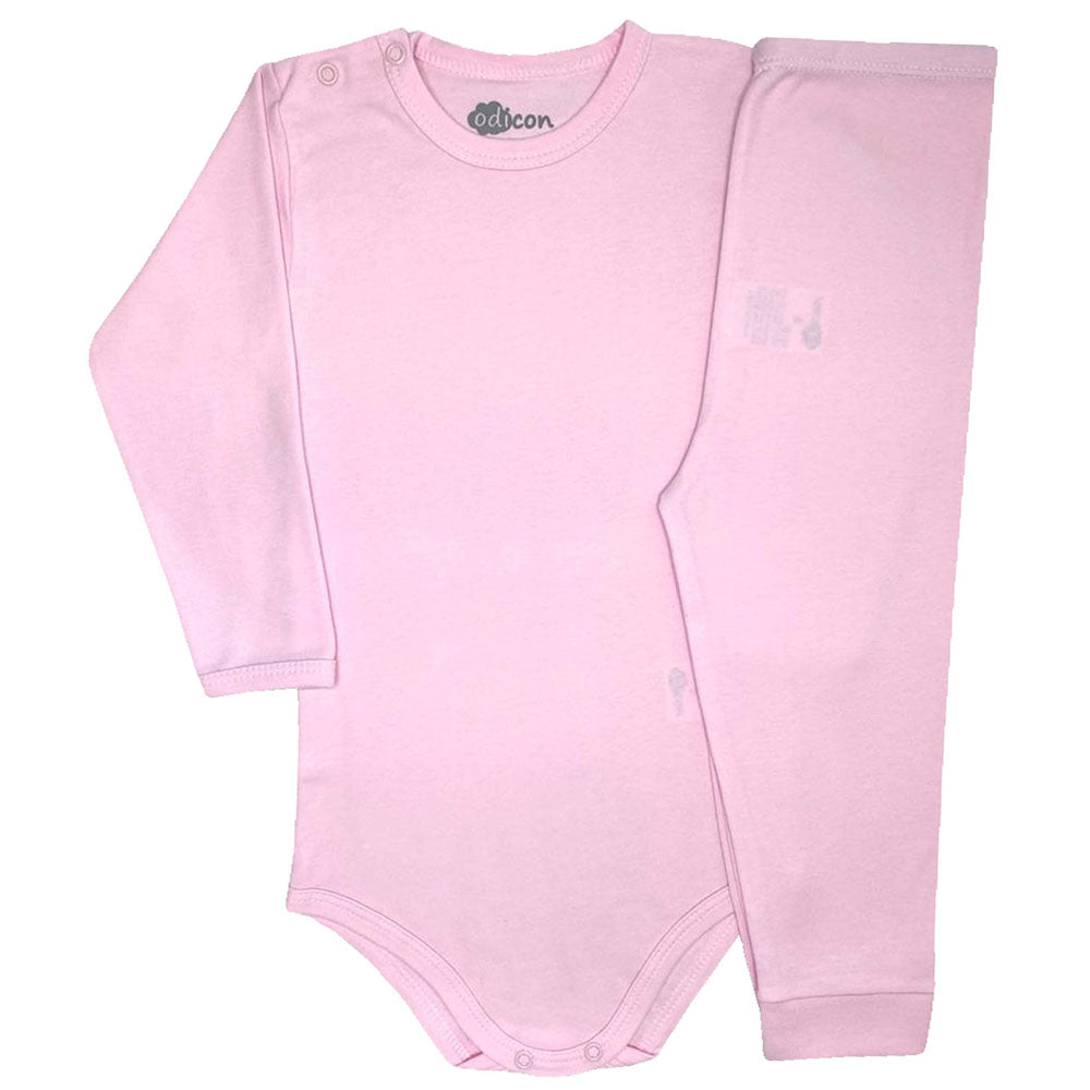 Conjunto Pijama em Suedine Liso Body e Calça - Odicon