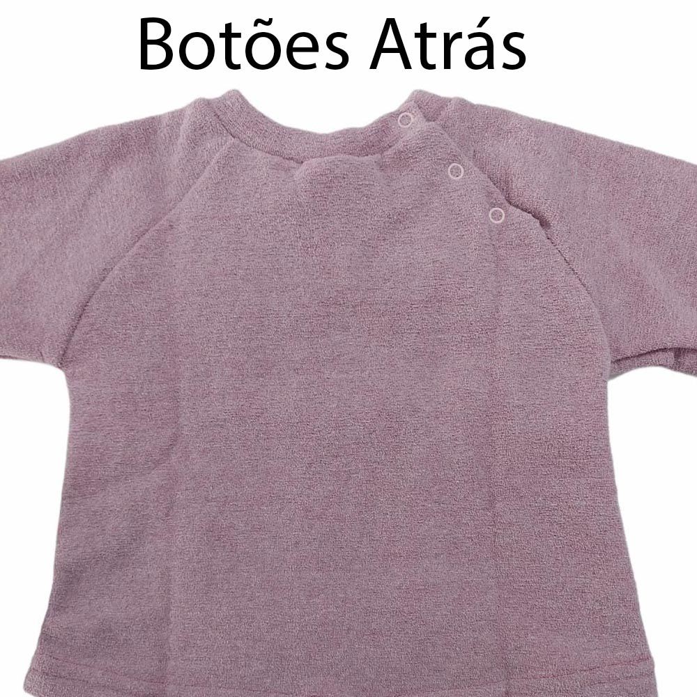 Conjunto Bebê Menina em Soft Glacê Ursinhos - Rosebud