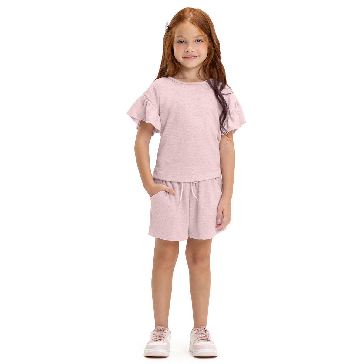 Conjunto Infantil Menina Empatia Malha Trabalhada - Have Fun
