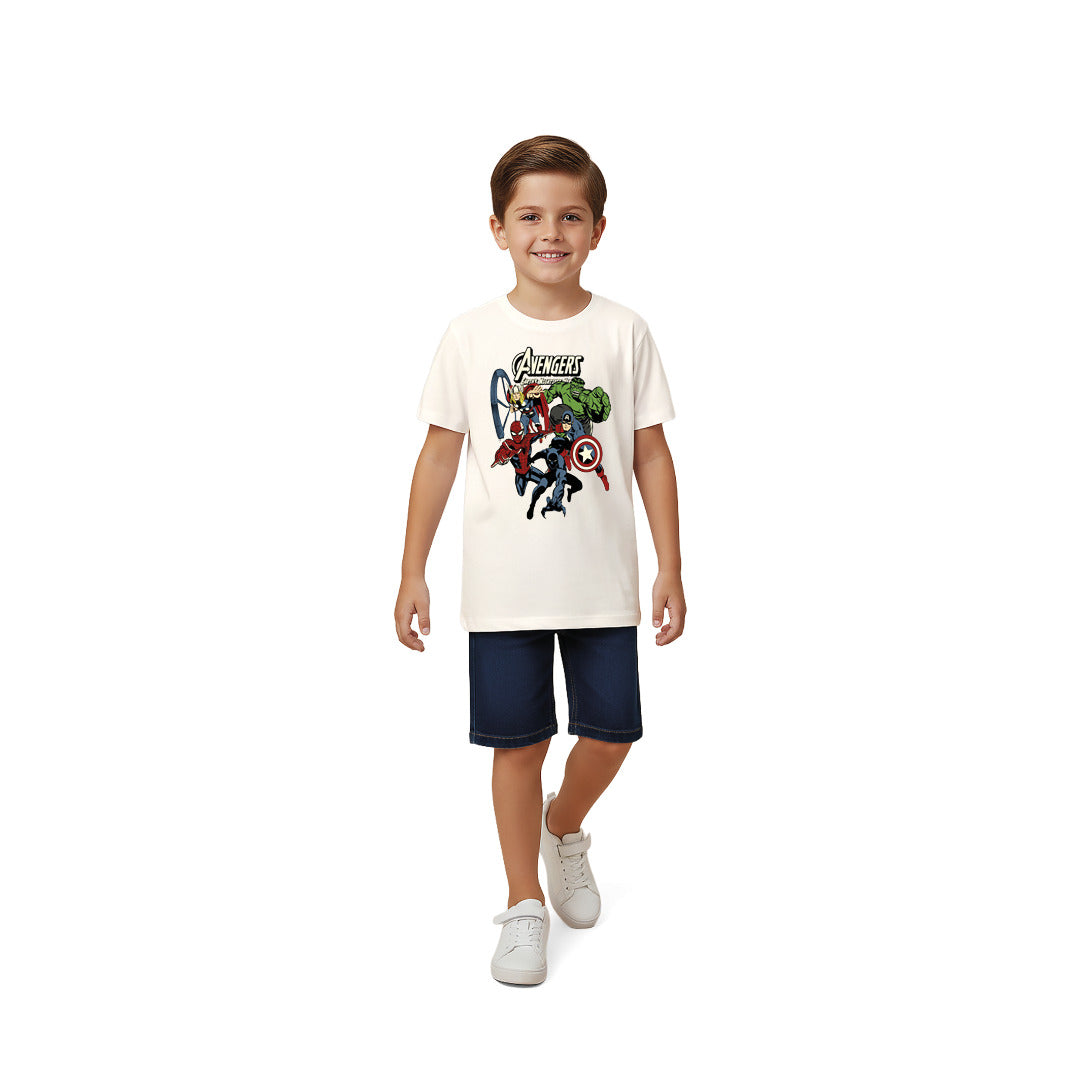 Camiseta Infantil Menino Manga Curta Avengers - Malwee Kids