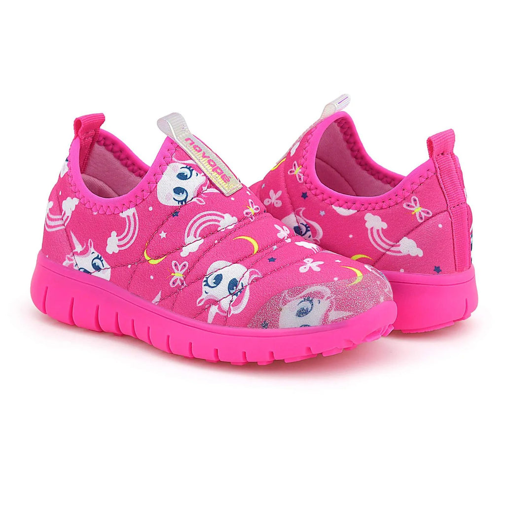 Tênis Infantil Super Flexível Pink Unicórnio - Novopé