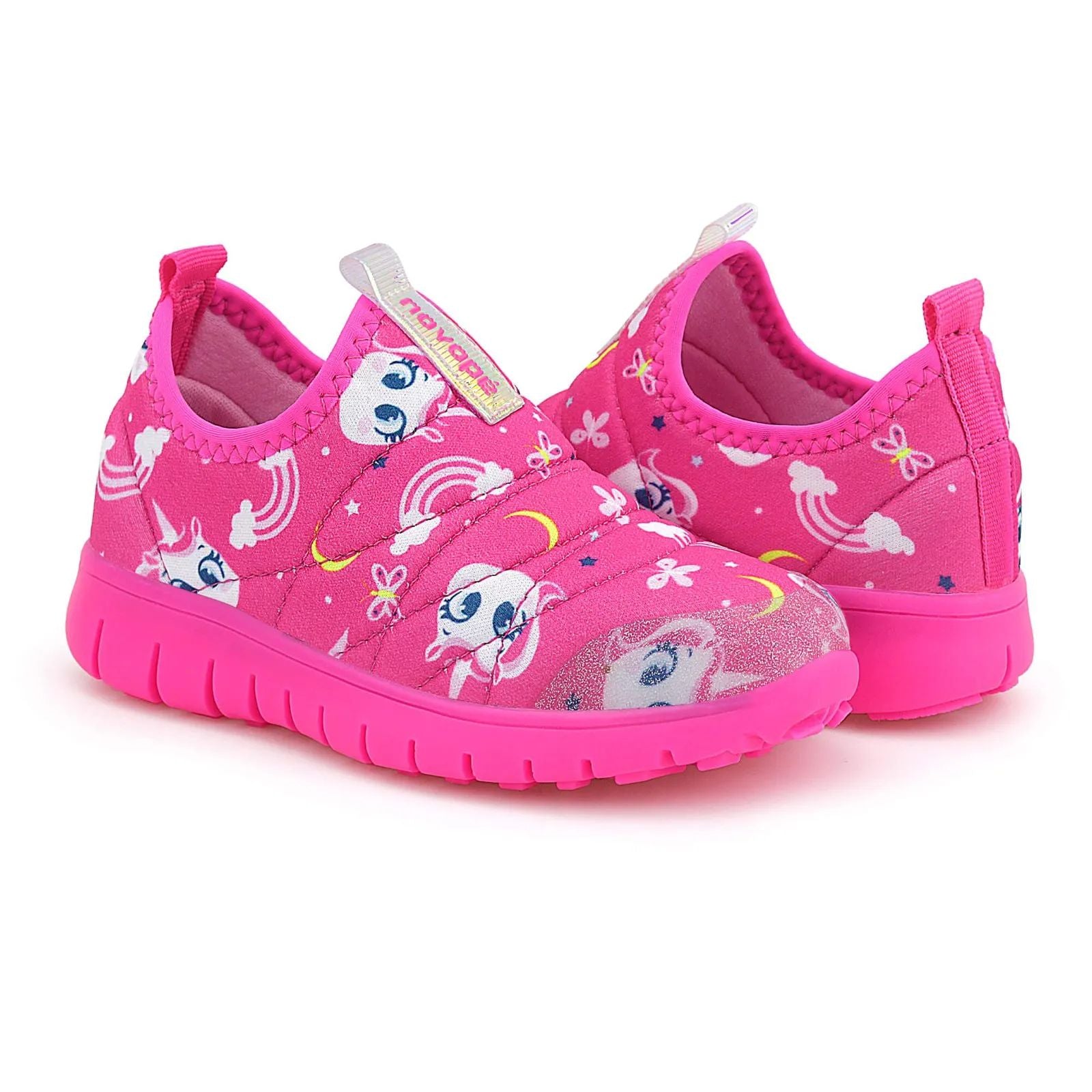 Tênis Infantil Super Flexível Pink Unicórnio - Novopé