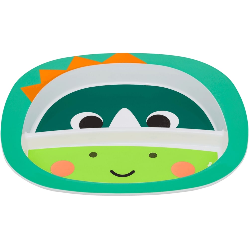 Kit Refeição Prato Raso, Bowl e Copo Buba Zoo Dino - Buba