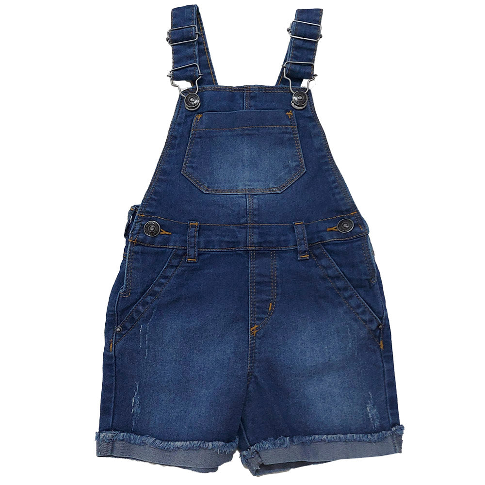 Jardineira Jeans Infantil Menino - Dmenor