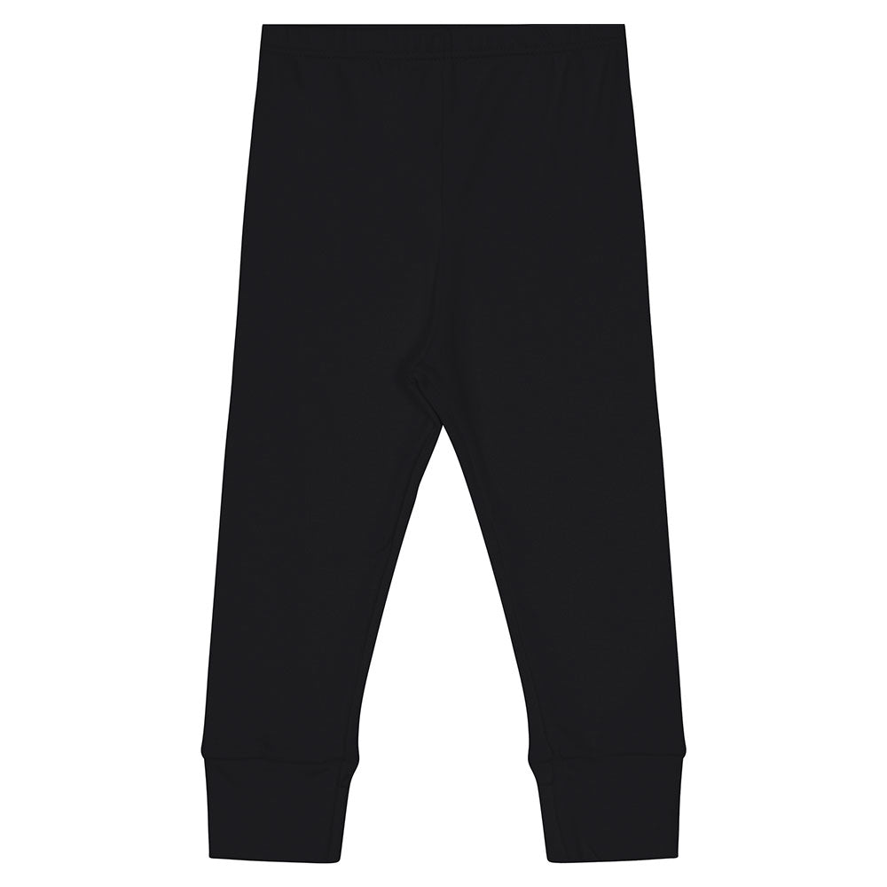 Calça / Mijão Vira Pé Bebê Liso Em Suedine - Kiko Baby