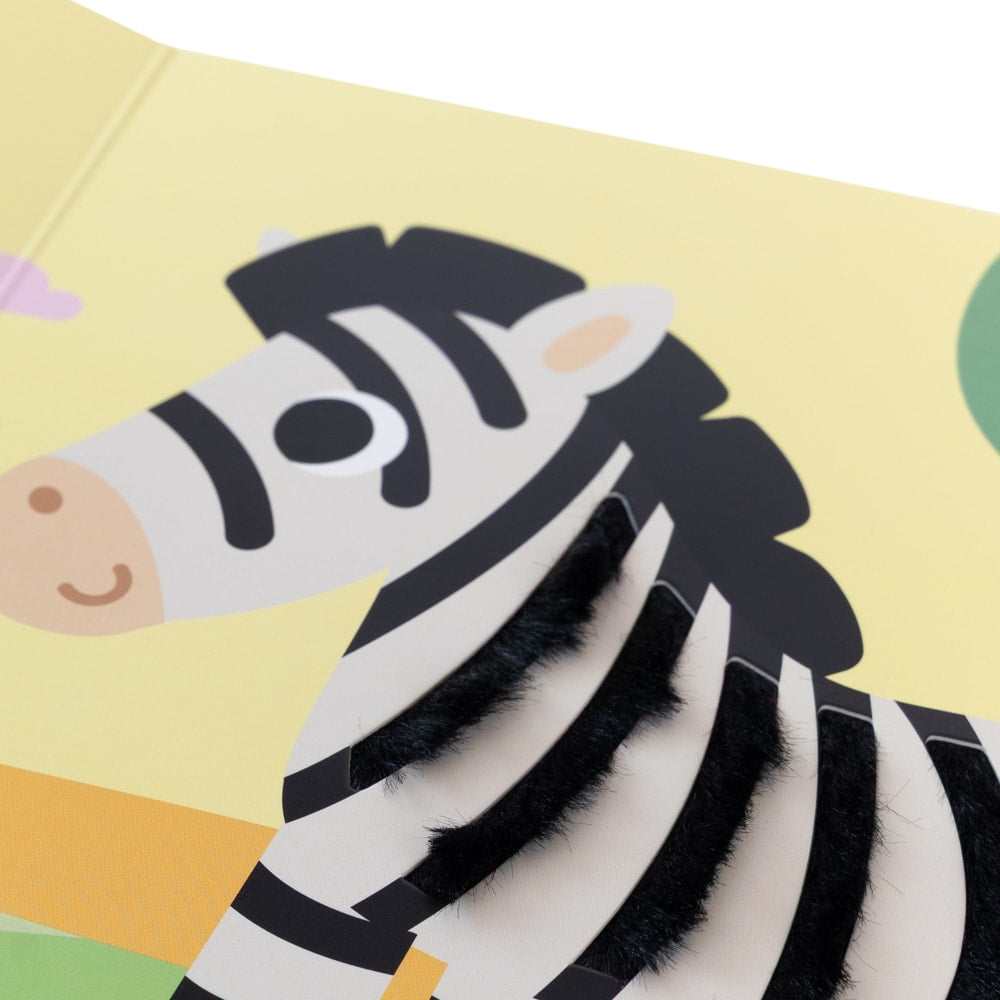 Livro Sensorial Com Textura  Conhecendo o Safári - Buba