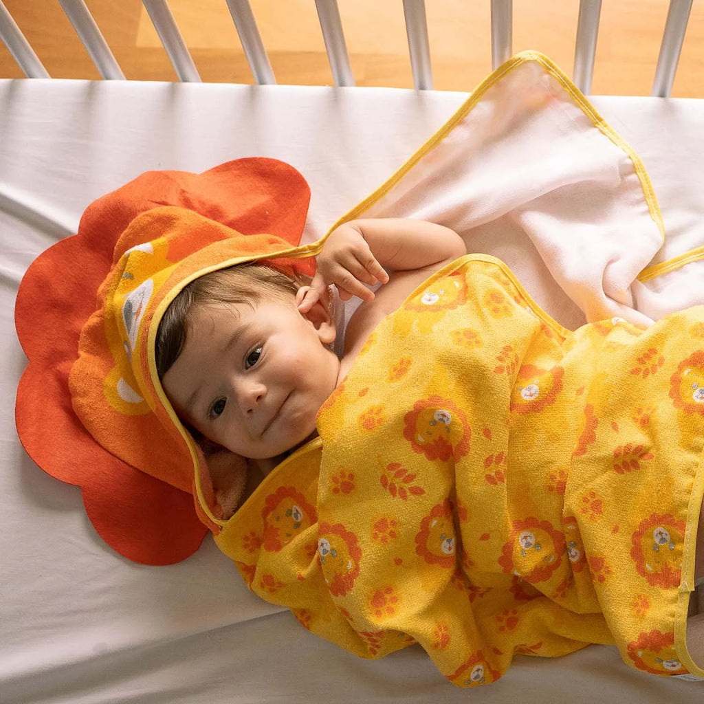 Toalha de Banho Forro de Fralda 67CMX90CM Leão - Baby Joy