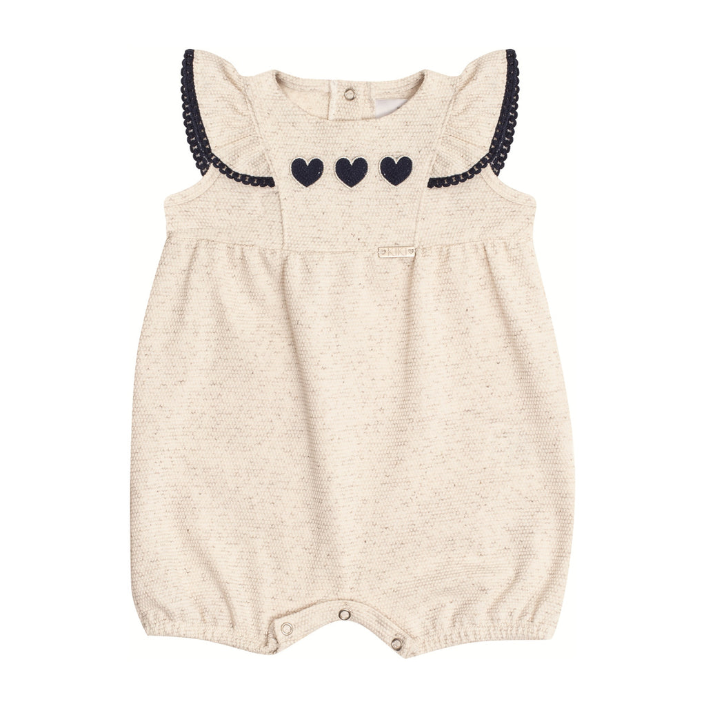 Macaquinho Bebê Menina Corações - Kiki Xodó