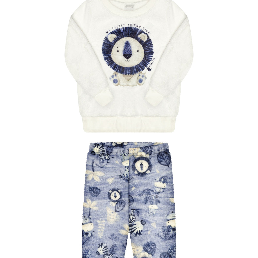 Conjunto Menino em Pelo Fluffy Selva - Alakazoo