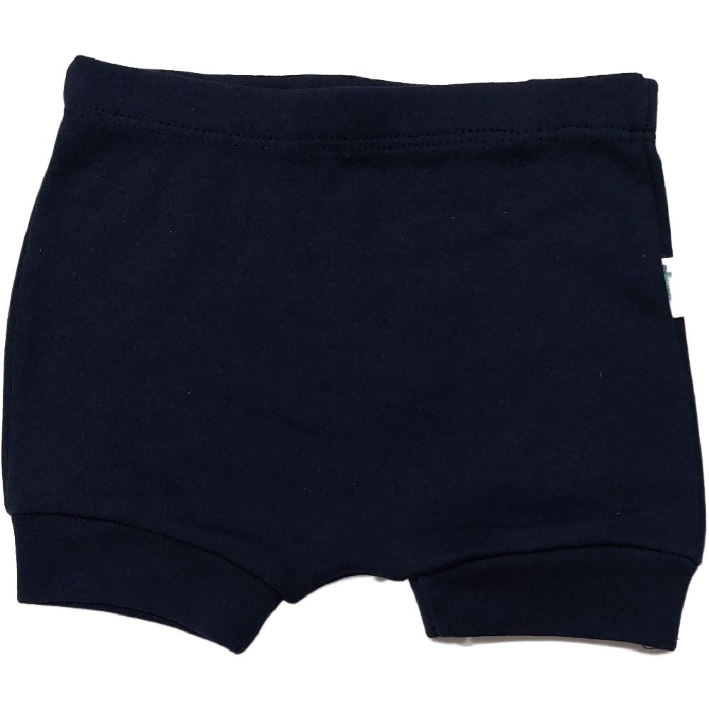 Short Tapa Fralda Liso Marinho