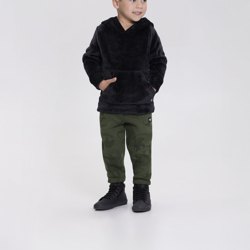 Calça Moletom Peluciado Menino Winter Dinos - Alakazoo