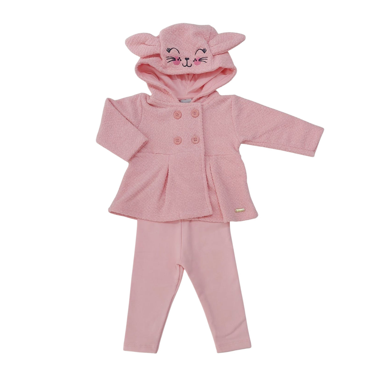 Conjunto Casaco Tweed e Legging Peluciada - Kiko e Kika