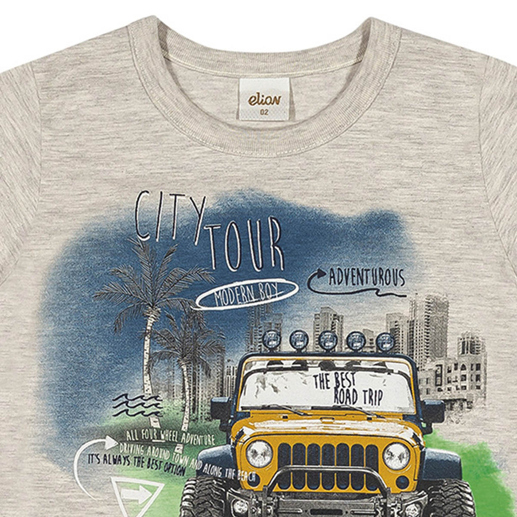 Camiseta Infantil Menino em Meia Malha Adventures - Elian