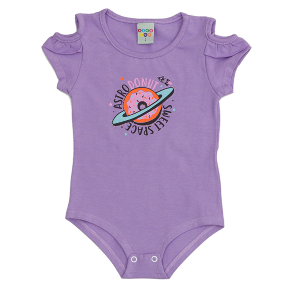 Conjunto Infantil Menina Body e Short Sweet Space - Have Fun