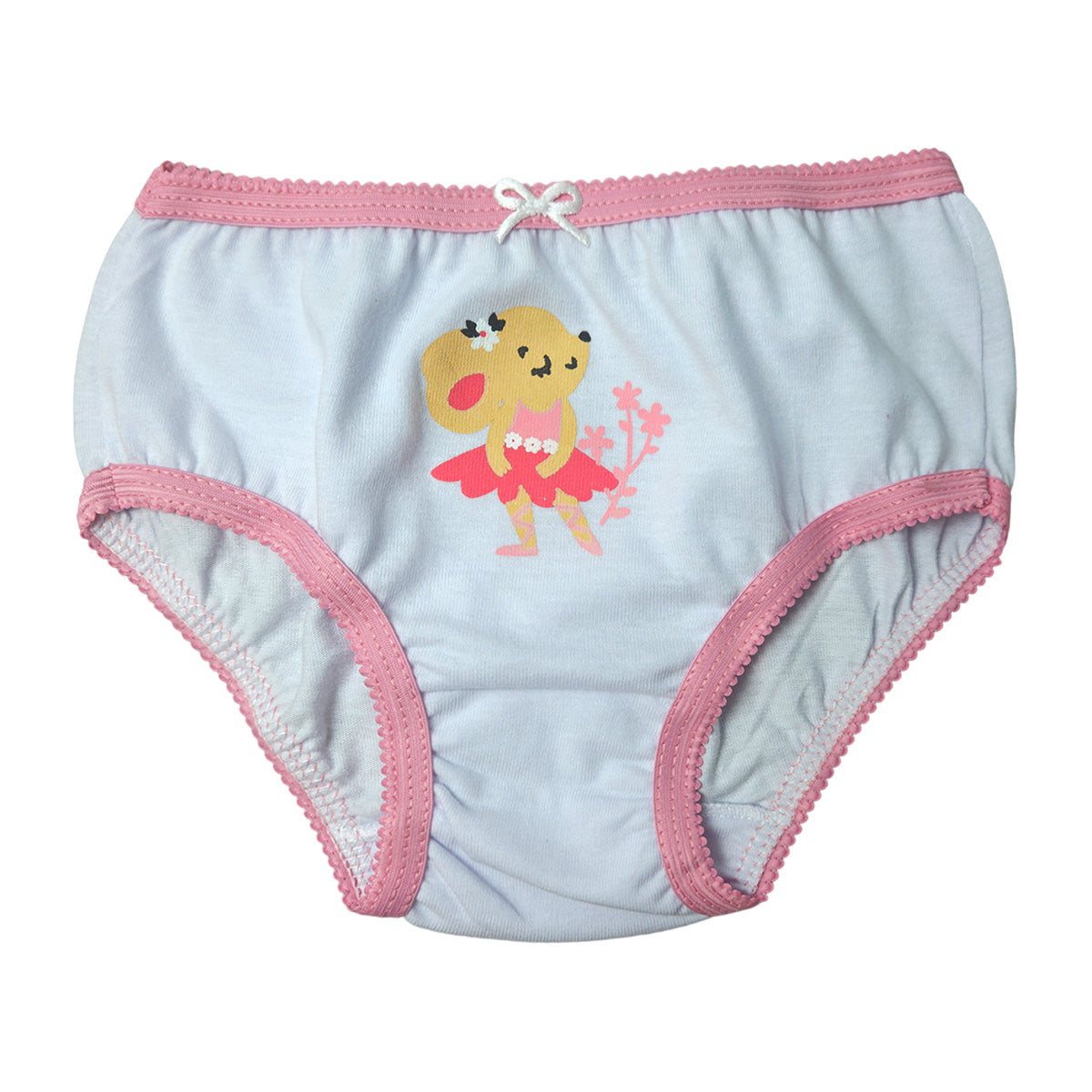 Kit C/3 Calcinhas Infantil Estampas Sortidas - Tampinha