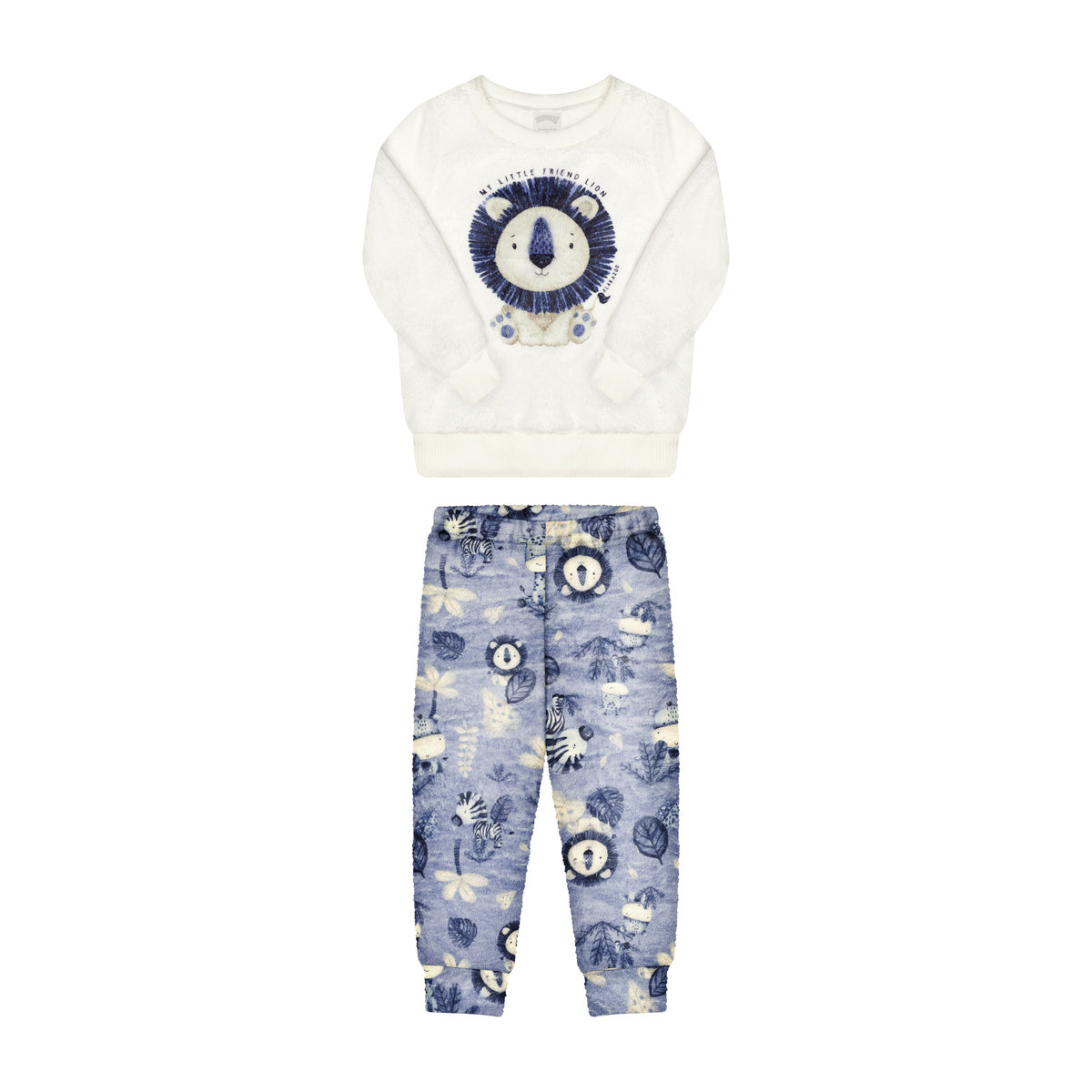 Conjunto Menino em Pelo Fluffy Selva - Alakazoo