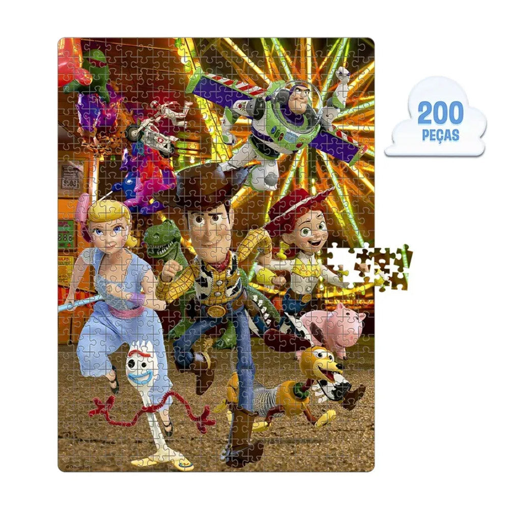 Quebra-Cabeça Disney Toy Story 200 Peças - Toyster