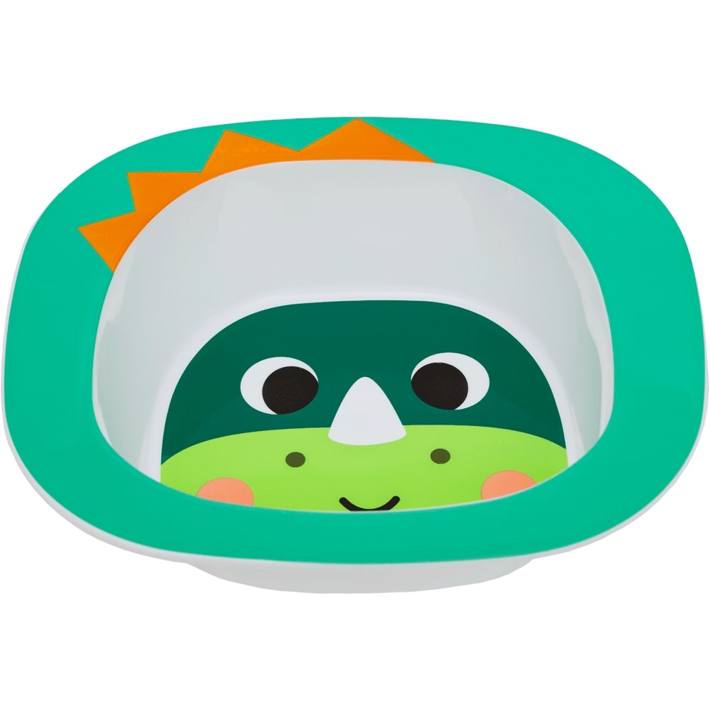 Kit Refeição Prato Raso, Bowl e Copo Buba Zoo Dino - Buba