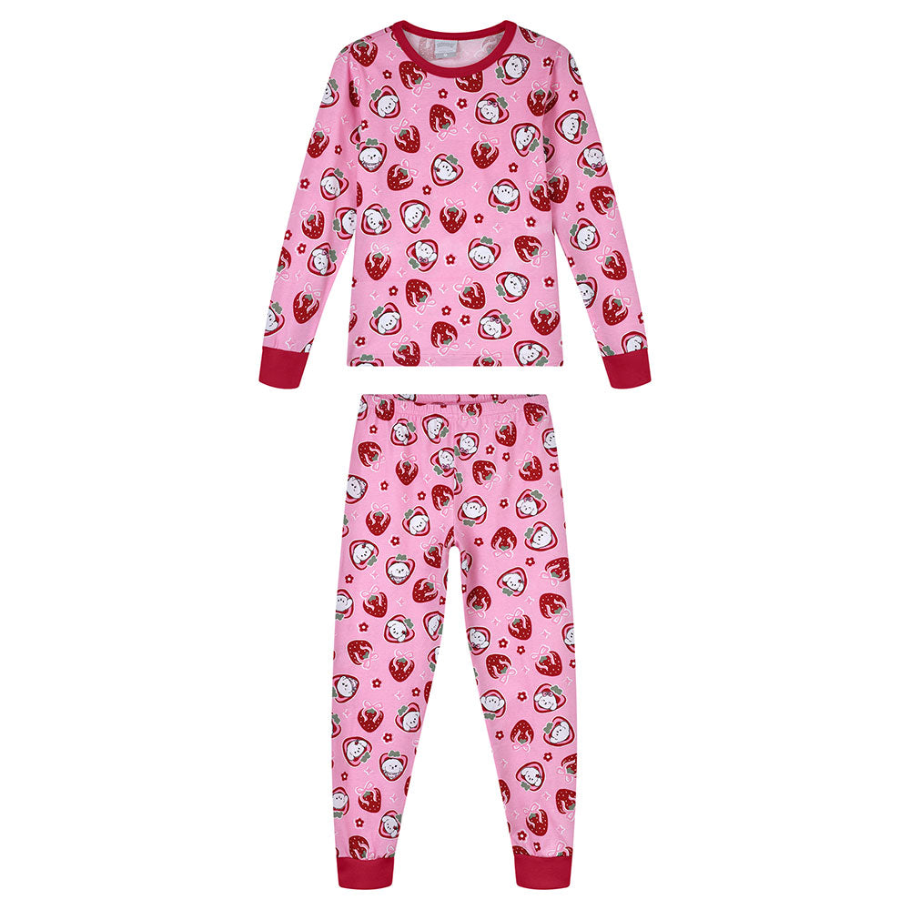 Pijama Infantil Menina Longo Meia Malha Sweet - Alakazoo
