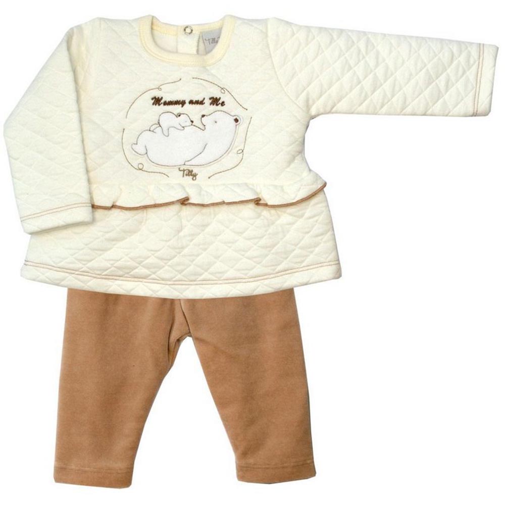 Conjunto Bebê Menina Matelassê Ursinhas - Tilly Baby