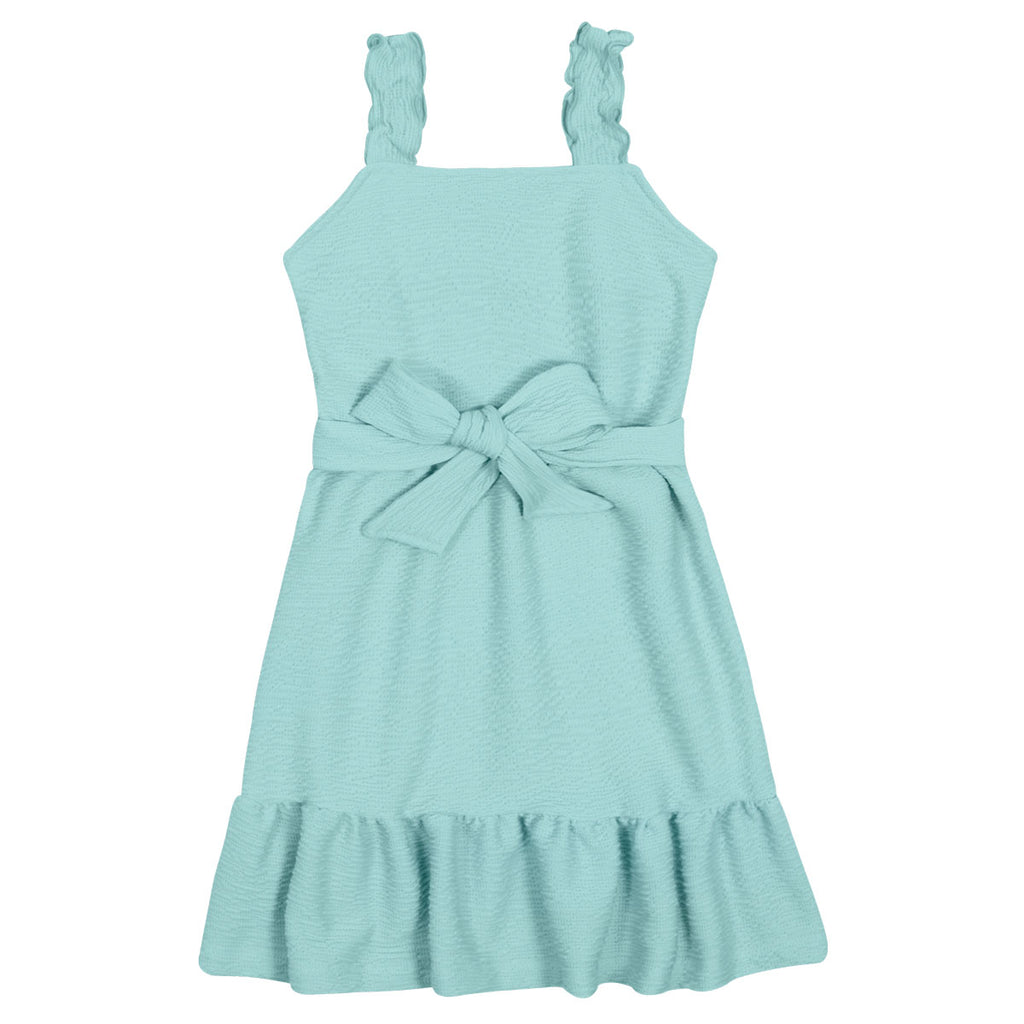 Vestido Infantil em Anarruga Laço - Kiko e Kika