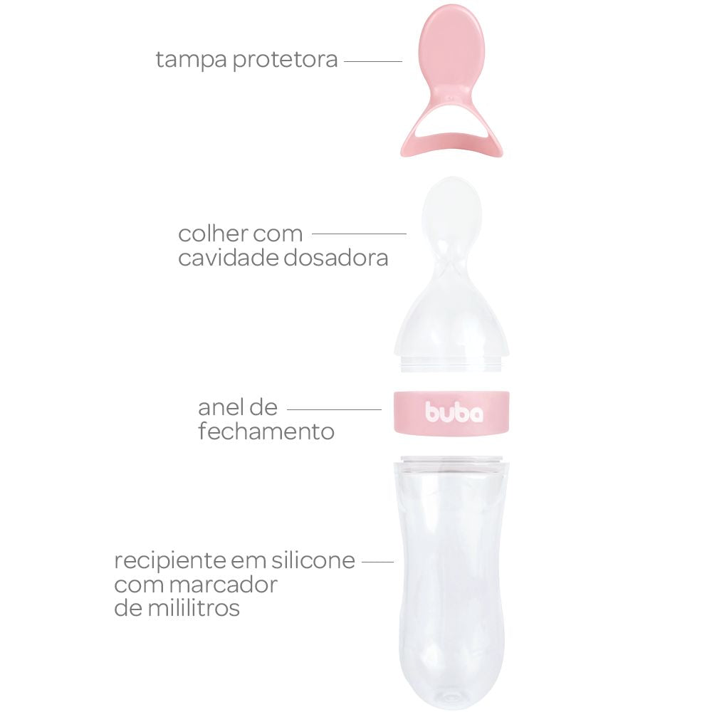 Colher Alimentadora Dosadora Bebê - Buba