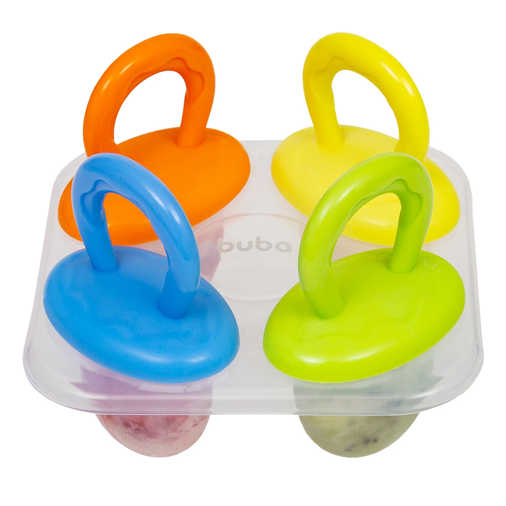 Forminhas Para Picolé Kit Com 4 Unidades 25ml Cada - Buba